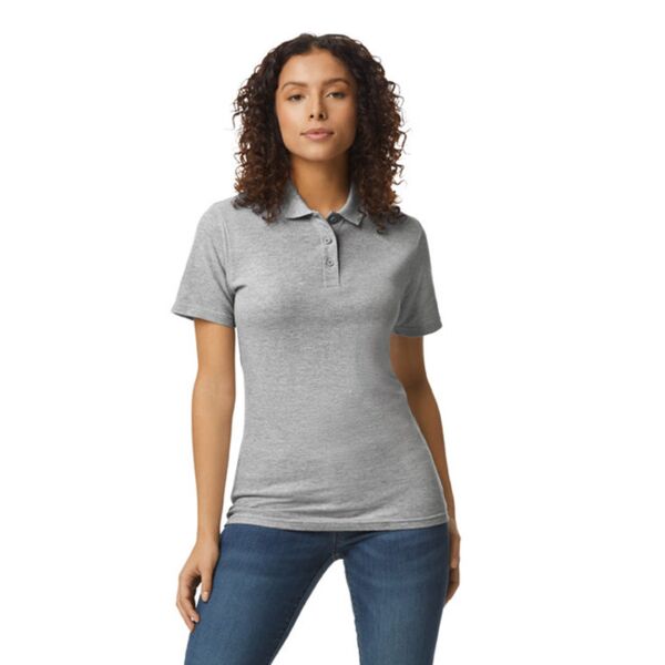 Ladies' Softstyle Double Pique Polo Thumbnail
