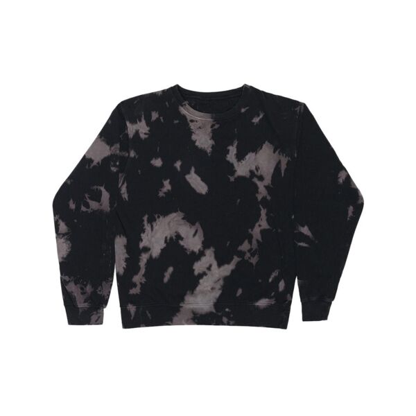Premium Fleece Bleach Wash Crewneck Sweatshirt Thumbnail