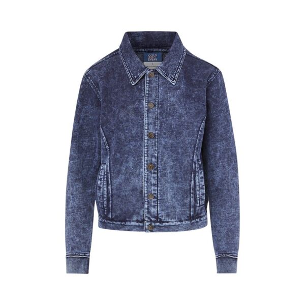 Women's Mila Acid Wash Denim Terry Jacket Thumbnail