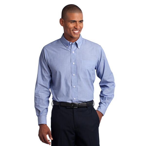Tall Crosshatch Easy Care Shirt Thumbnail