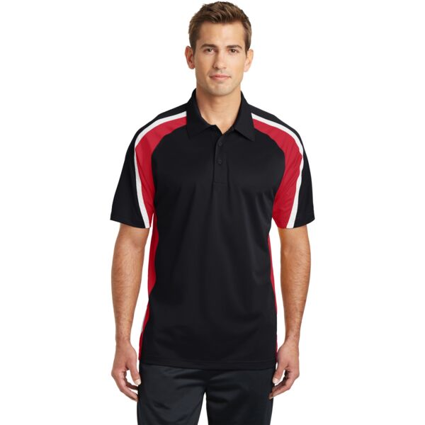 Tricolor Micropique Sport Wick ® Polo Thumbnail