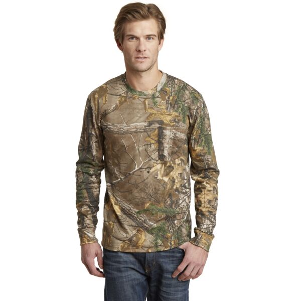 Realtree ® Long Sleeve Explorer 100% Cotton T Shirt with Pocket Thumbnail