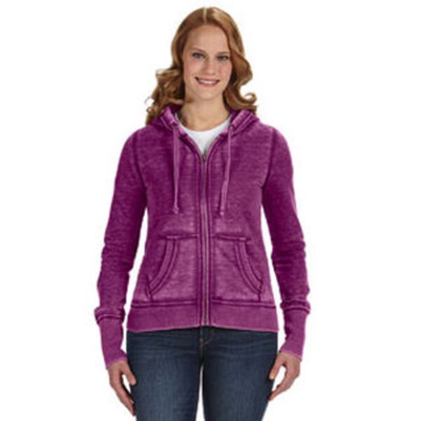 Ladies' Zen Full-Zip Fleece Hooded Sweatshirt Thumbnail