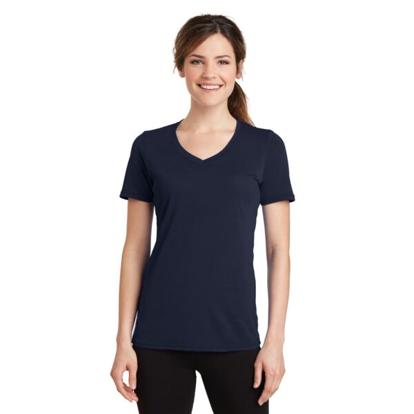 Women's Performance Blend V Neck Tee Thumbnail