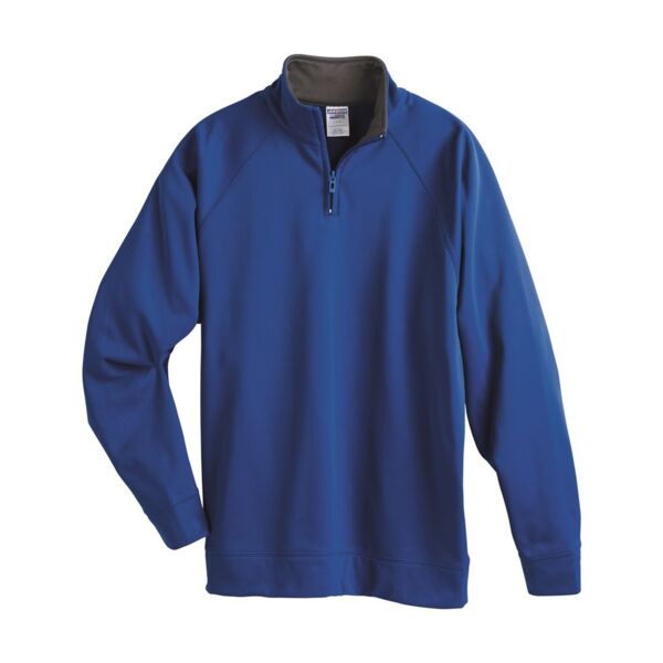 Dri-Power® Sport Quarter-Zip Cadet Collar Sweatshirt Thumbnail