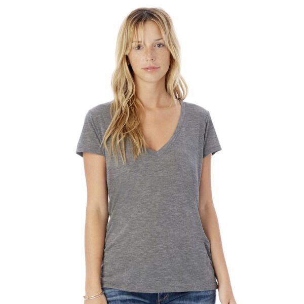 Women's Slinky Jersey V-Neck Tee Thumbnail