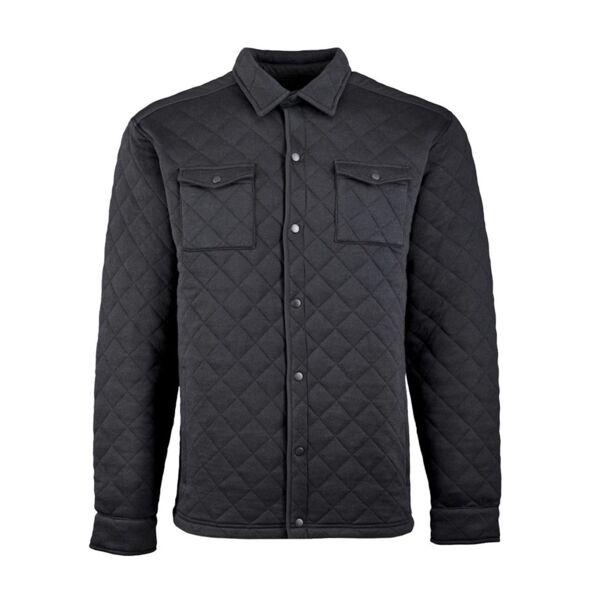 Quilted Jersey Shirt Jacket Thumbnail