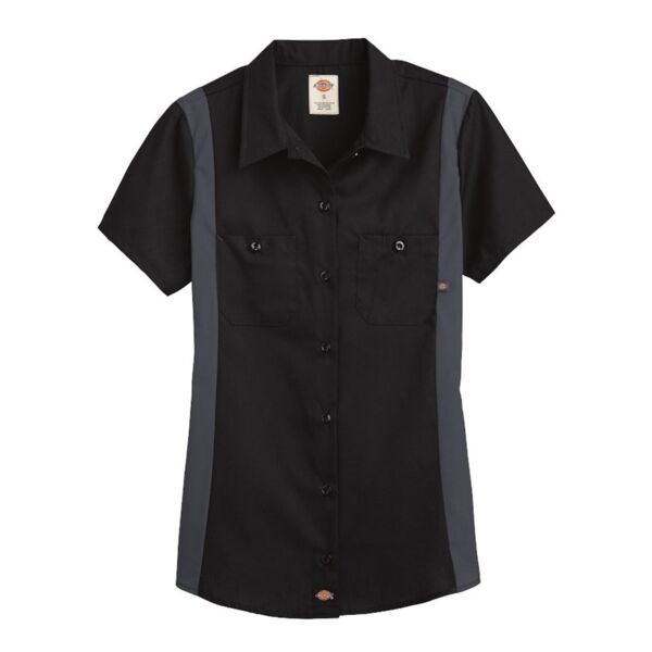 Women's Short Sleeve Industrial Colorblocked Shirt Thumbnail
