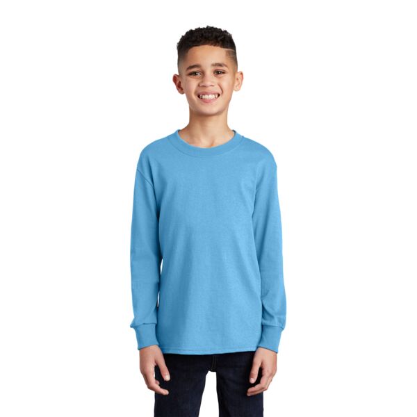 Youth Long Sleeve Core Cotton Tee Thumbnail