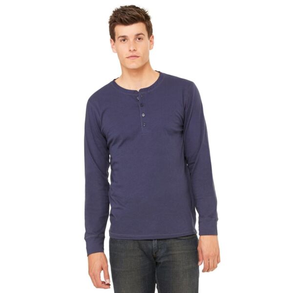 3150 Long Sleeve Jersey Henley Thumbnail