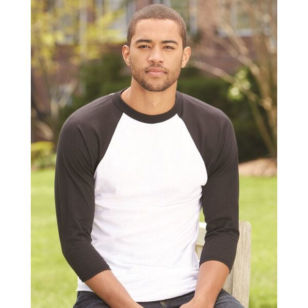 4420, Augusta Three-Quarter Sleeve Baseball Jersey Thumbnail