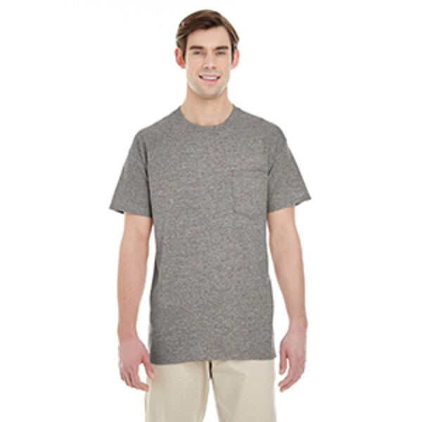 G530 Adult  Heavy Cotton™ 5.3 oz. Pocket T-Shirt Thumbnail