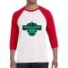 3200 Unisex 3/4-Sleeve Baseball T-Shirt Thumbnail