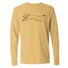 6014 Garment Dyed Heavyweight Ringspun Long Sleeve T-Shirt Thumbnail