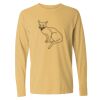 6014 Garment Dyed Heavyweight Ringspun Long Sleeve T-Shirt Thumbnail