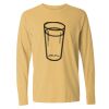 6014 Garment Dyed Heavyweight Ringspun Long Sleeve T-Shirt Thumbnail