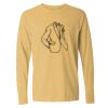 6014 Garment Dyed Heavyweight Ringspun Long Sleeve T-Shirt Thumbnail