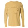 6014 Garment Dyed Heavyweight Ringspun Long Sleeve T-Shirt Thumbnail