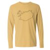 6014 Garment Dyed Heavyweight Ringspun Long Sleeve T-Shirt Thumbnail