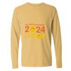 6014 Garment Dyed Heavyweight Ringspun Long Sleeve T-Shirt Thumbnail