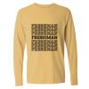 6014 Garment Dyed Heavyweight Ringspun Long Sleeve T-Shirt Thumbnail