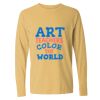 6014 Garment Dyed Heavyweight Ringspun Long Sleeve T-Shirt Thumbnail