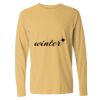 6014 Garment Dyed Heavyweight Ringspun Long Sleeve T-Shirt Thumbnail