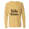 6014 Garment Dyed Heavyweight Ringspun Long Sleeve T-Shirt Thumbnail