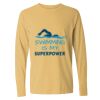 6014 Garment Dyed Heavyweight Ringspun Long Sleeve T-Shirt Thumbnail