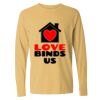 6014 Garment Dyed Heavyweight Ringspun Long Sleeve T-Shirt Thumbnail