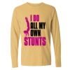 6014 Garment Dyed Heavyweight Ringspun Long Sleeve T-Shirt Thumbnail