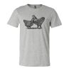 3001CV Unisex Short Sleeve Heather Jersey Tee Thumbnail