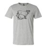 3001CV Unisex Short Sleeve Heather Jersey Tee Thumbnail