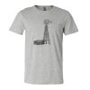 3001CV Unisex Short Sleeve Heather Jersey Tee Thumbnail