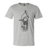 3001CV Unisex Short Sleeve Heather Jersey Tee Thumbnail