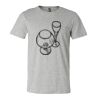 3001CV Unisex Short Sleeve Heather Jersey Tee Thumbnail