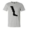 3001CV Unisex Short Sleeve Heather Jersey Tee Thumbnail