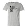 3001CV Unisex Short Sleeve Heather Jersey Tee Thumbnail