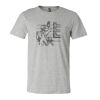3001CV Unisex Short Sleeve Heather Jersey Tee Thumbnail