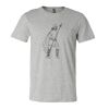 3001CV Unisex Short Sleeve Heather Jersey Tee Thumbnail