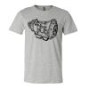 3001CV Unisex Short Sleeve Heather Jersey Tee Thumbnail