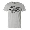 3001CV Unisex Short Sleeve Heather Jersey Tee Thumbnail