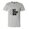 3001CV Unisex Short Sleeve Heather Jersey Tee Thumbnail