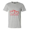 3001CV Unisex Short Sleeve Heather Jersey Tee Thumbnail